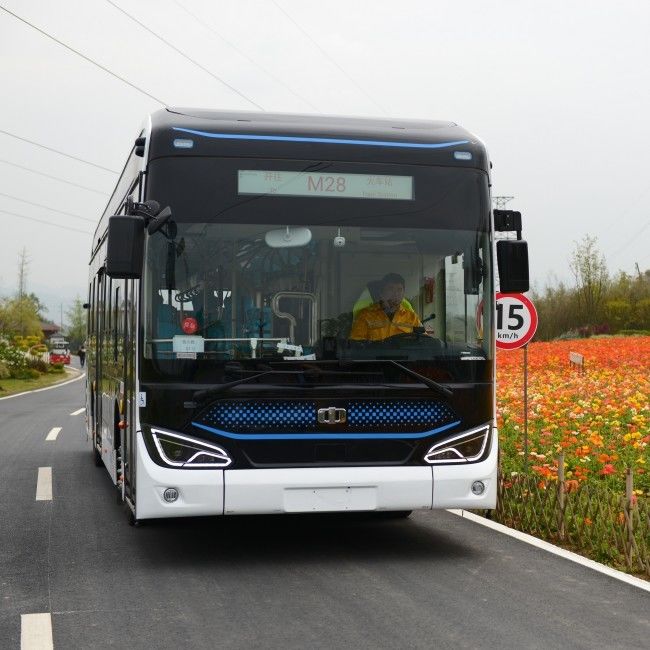 10.5m низкий вход Чистый электрический автобус Устойчивое транспортное решение 20-30 мест