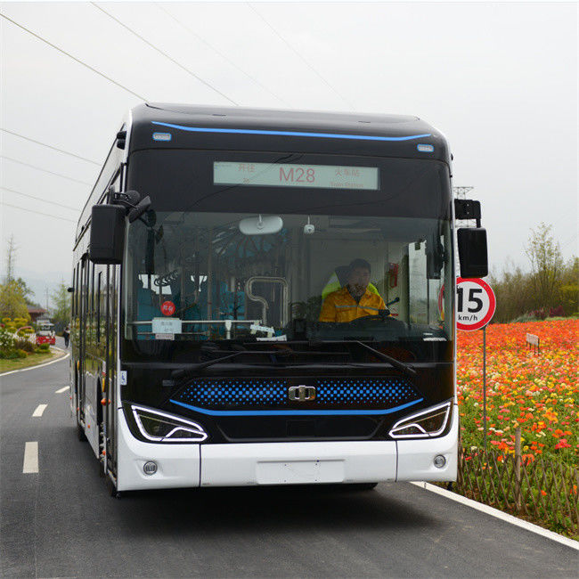 12 M Чистый электрический автобус EV Bus с 46 местами 350,07 кВтч батарея и воздушная подвеска