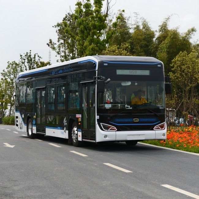 12 M Чистый электрический автобус EV Bus с 46 местами 350,07 кВтч батарея и воздушная подвеска