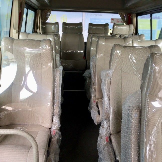 32-местные дизельные автобусы-коастеры с кондиционером и системой контроля тяги для безопасной перевозки пассажиров