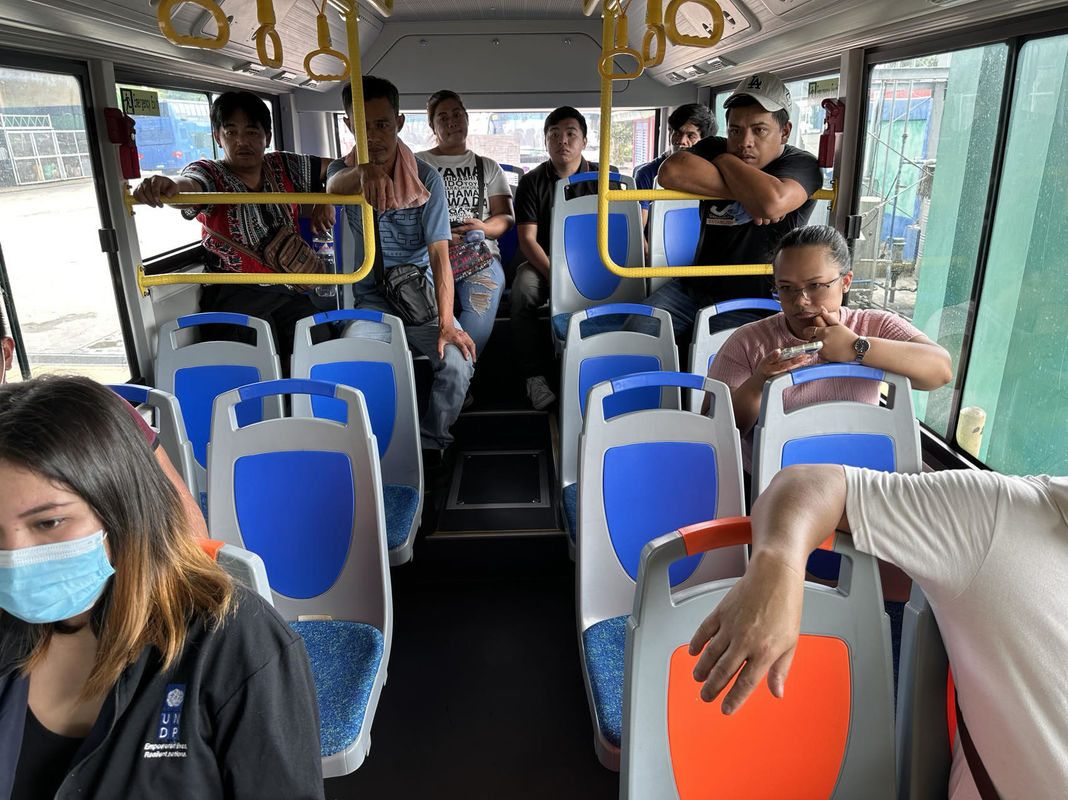 6.6M Электрический городской транспортный автобус с 16-местным левым рулем с кондиционером