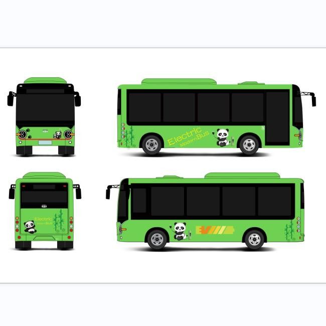 6630*2200*2925 Размеры Электрический микроавтобус E Автобус 6,6 м Аккумуляторные электрические автобусы для общественного транспорта