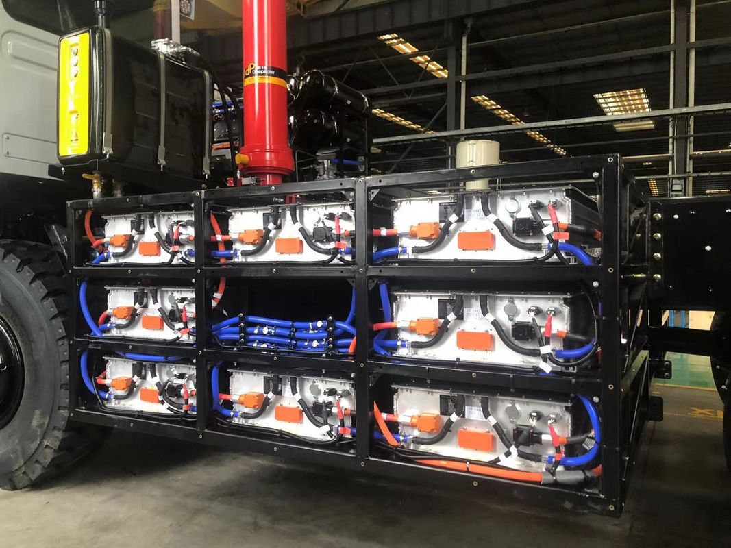 110-тонный электрический карьерный самосвал с аккумулятором LFP емкостью 528 кВтч для автономной транспортировки с нулевым уровнем выбросов