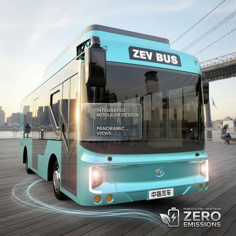 6.6-метровый электрический мини-автобус EV Bus с автоматической коробкой передач и вместимостью 23 места