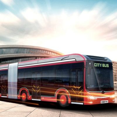 18 метров автобуса Zev 69 электрической Km/H пассажировместимости 150 мест автобуса 50 пассажира