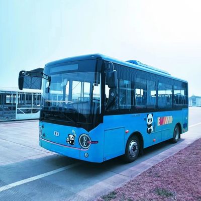 6.6-метровый электрический мини-автобус с зарядкой от аккумулятора, 23 места, запас хода 200 км, левый/правый руль для маршрутных перевозок