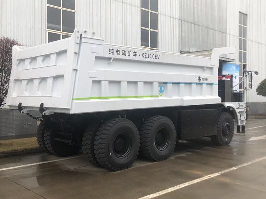 Электрический грузовик с полезной нагрузкой 110 тонн с батареей LFP 528 кВтч и автономной перевозкой