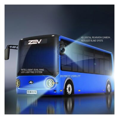6.6м Чистые электрические автобусы Мини городские автобусы Нулевые автобусы для общественного транспорта 16 мест